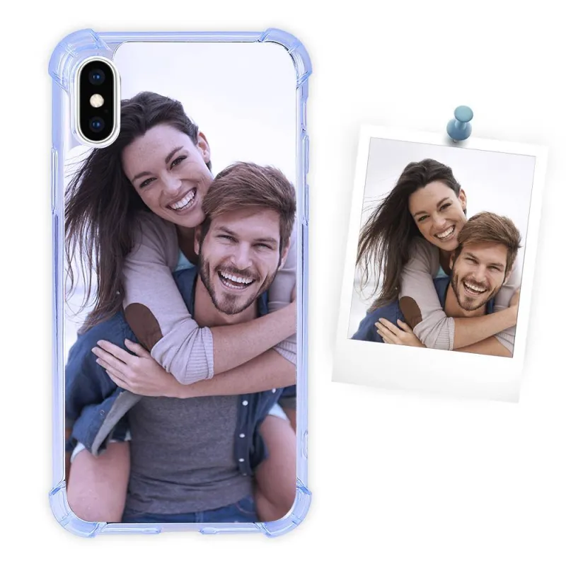 Photo Phone Case Silicone Anti-drop Soft Shell Sky Blue - iPhone 6/6s 4