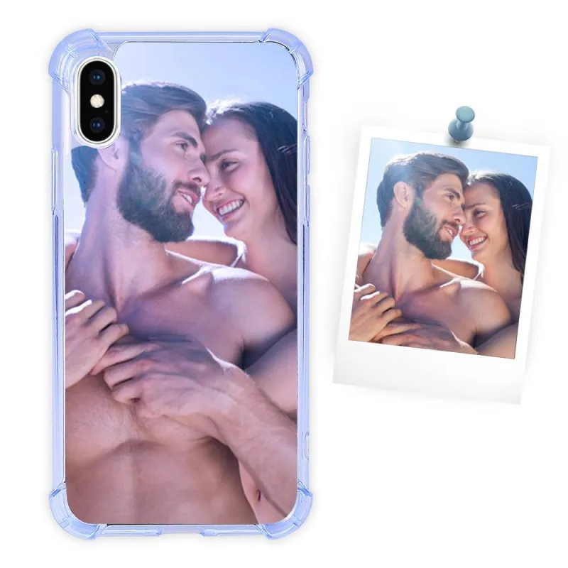 Photo Phone Case Silicone Anti-drop Soft Shell Sky Blue - iPhone 6/6s 5