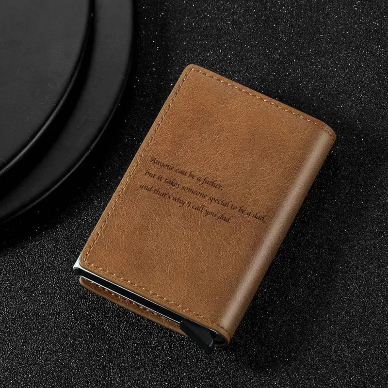 Photo Printed Card Holders, Leather Wallets Best Gifts for Men 4