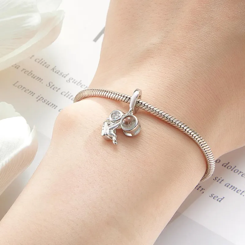 Projection Charm for Bracelet Surprise Gift for Whom is Love Universe and Interstellar 3