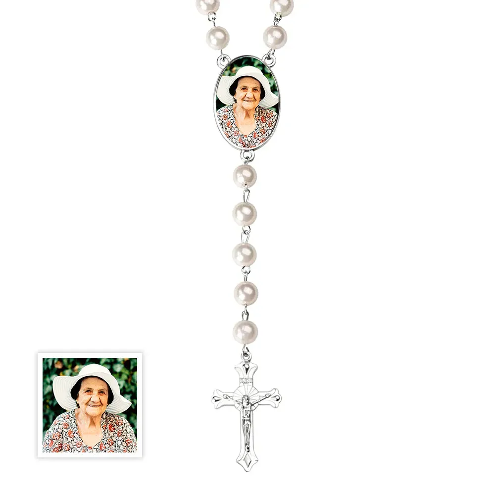 Rosary beads necklace