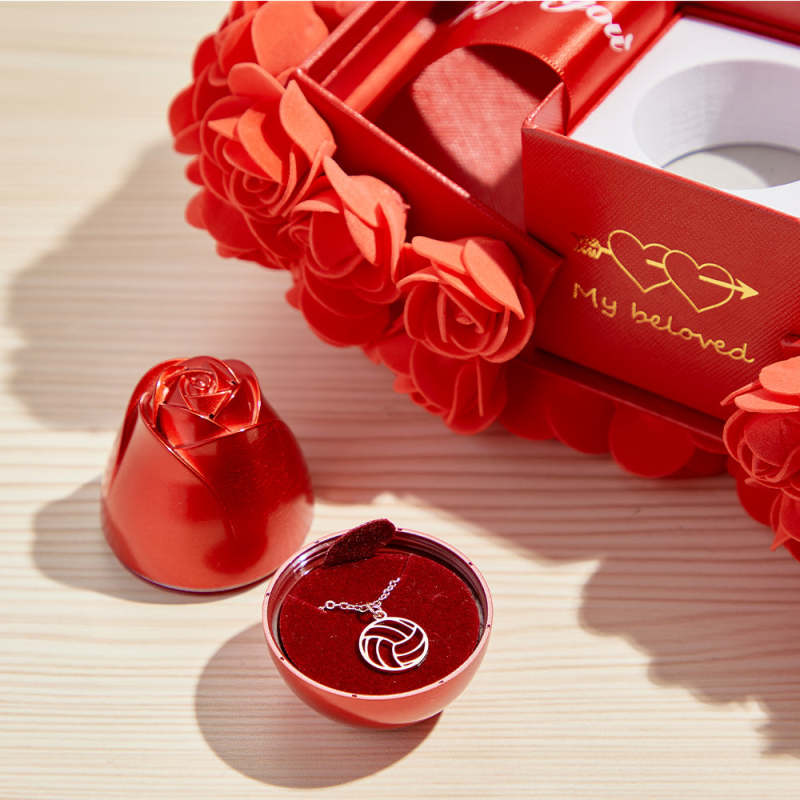 Rose Bouquet Liftable Rose Shaped Jewelry Box Romantic Gift Box 3