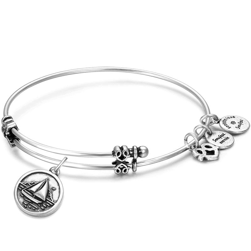 Sailboat Charm Bangle