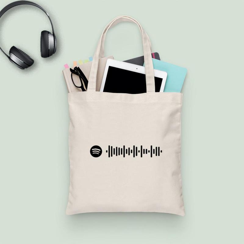 Scannable Custom Spotify Code Bag, Handbag For Girls 6