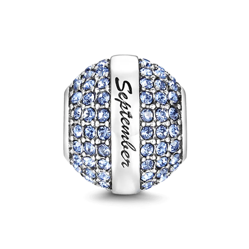 September Birthstone Soufeel Crystal Charm Silver