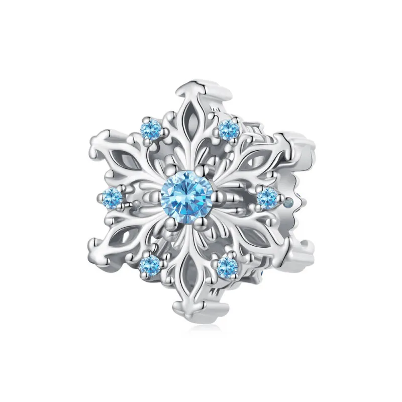 Snowflake Charm Silver Christmas Gifts