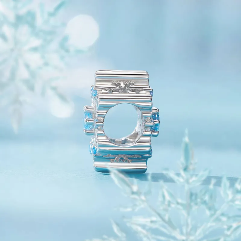 Snowflake Charm Silver Christmas Gifts 1