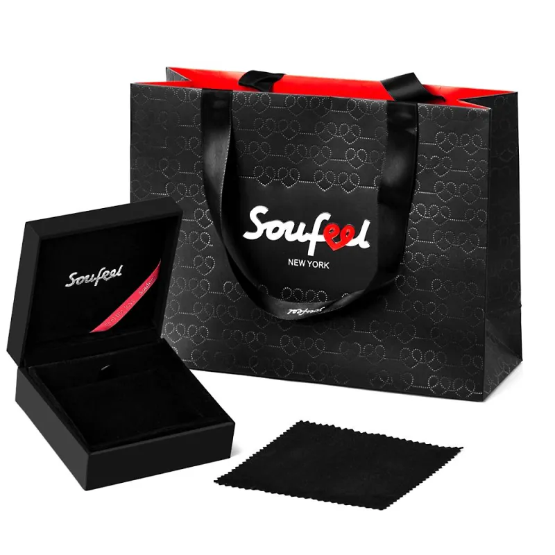 Soufeel Necklace Box with Package Bag and Polishing Cloth