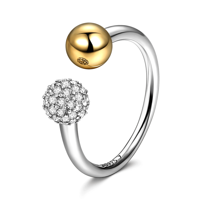 Soufeel Strike Lucky Ring 14k Gold Plated Silver 1