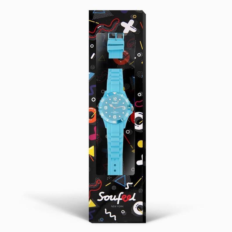 Soufeel Women's Light Blue Silicone Watch 39mm 4