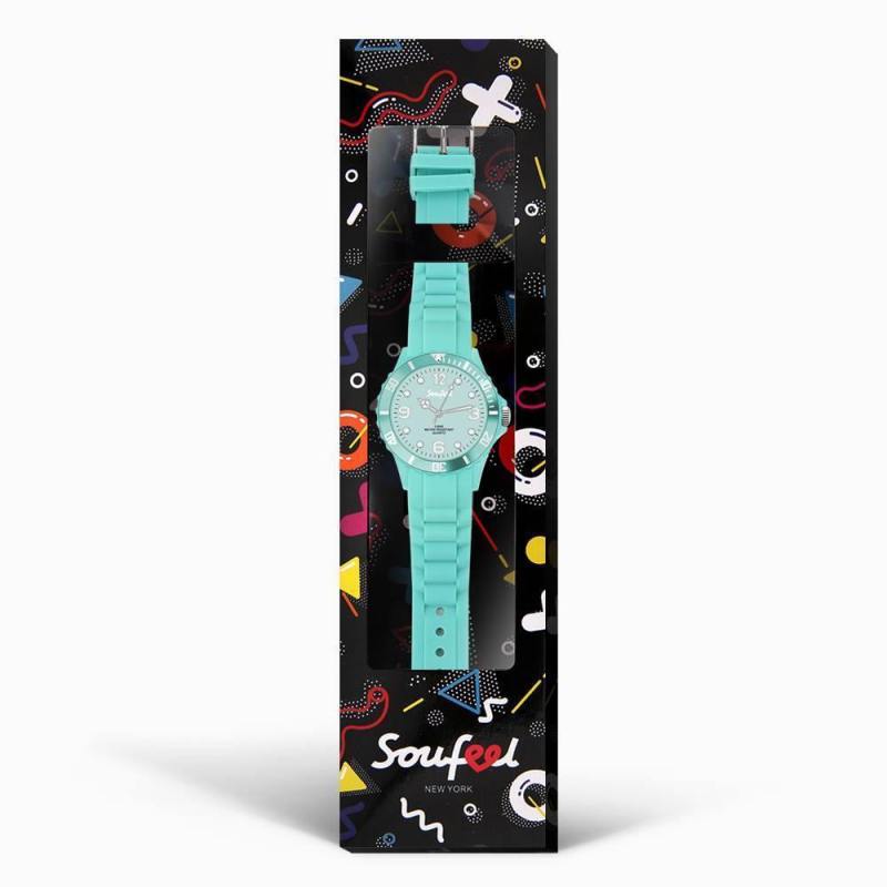 Soufeel Women's Light Green Silicone Watch 39mm 4