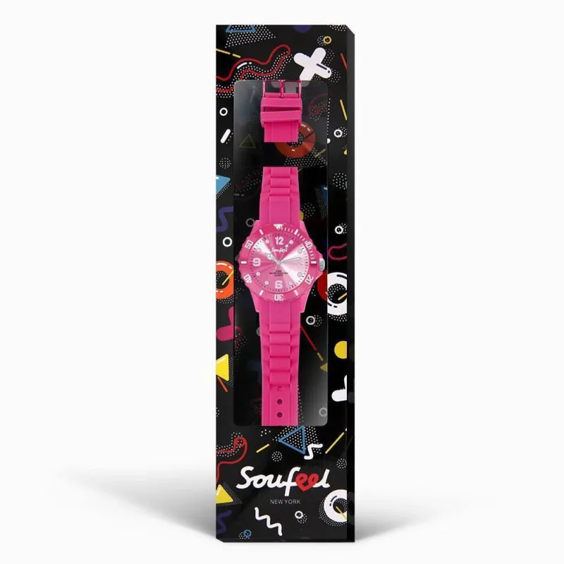 Soufeel Women's Pink Silicone Watch 39mm 4