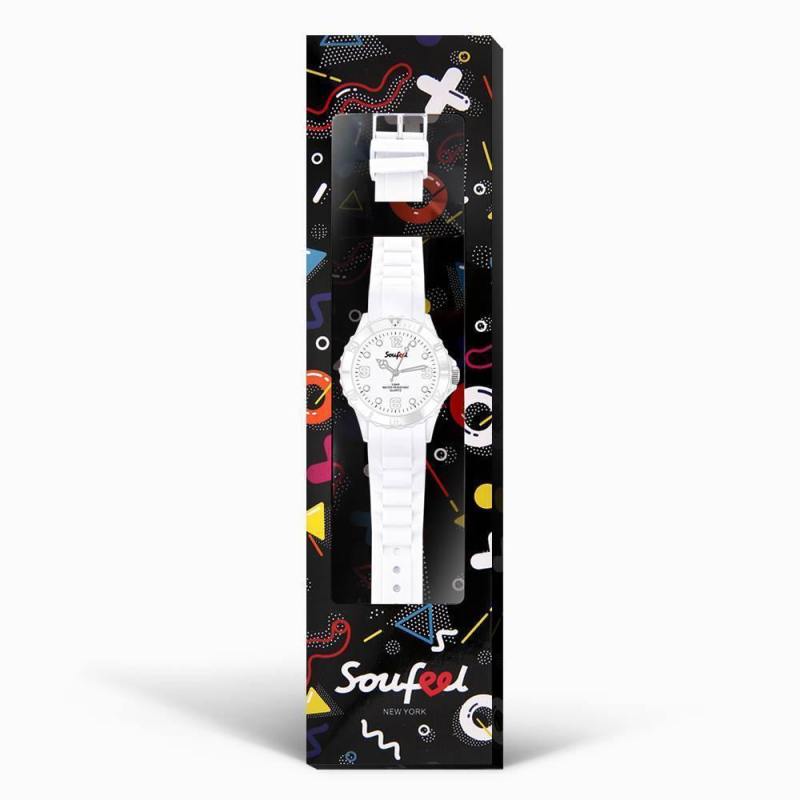 Soufeel Women's White Silicone Watch 39mm 5