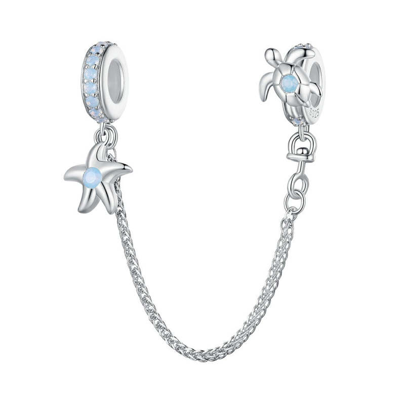 The Underwater World Safety Charm Chain Silver