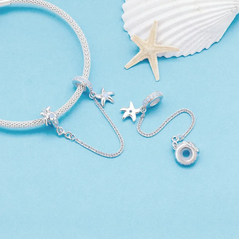 The Underwater World Safety Charm Chain Silver 2