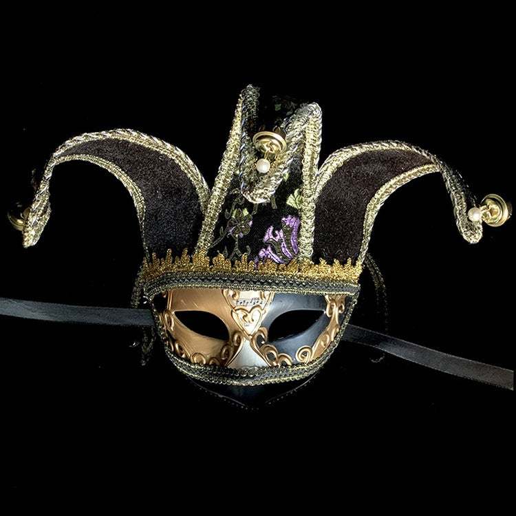 Triangular Bells Venetian Mask Creative Personality Mask Pretty Party Gift 4