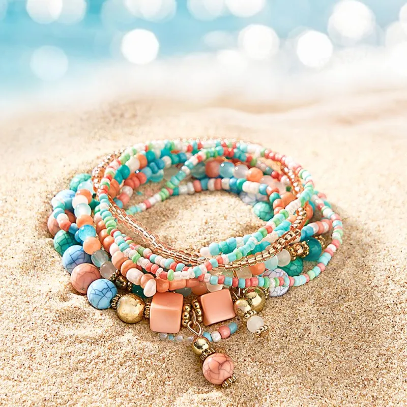 Unique Stacking Bracelets Bohemia Fashion Gifts for Girl