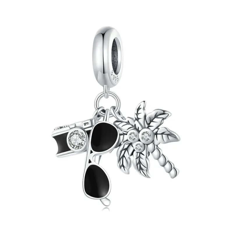 Vacation Dangle Charm Silver