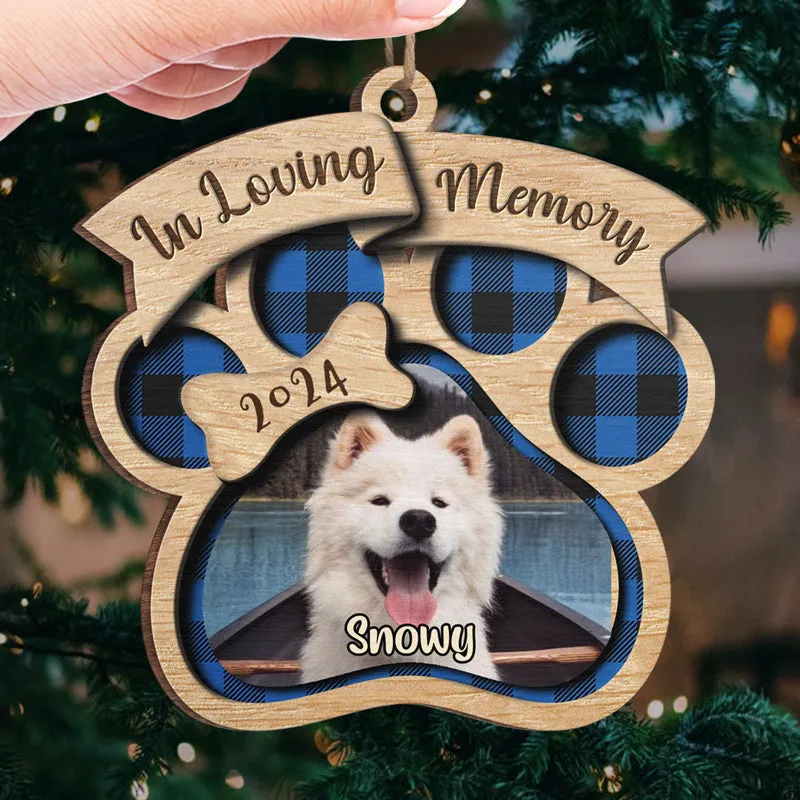 You Will Always In My Heart - Upload Image - Personalized Custom Wood Shaped Christmas Ornament 2