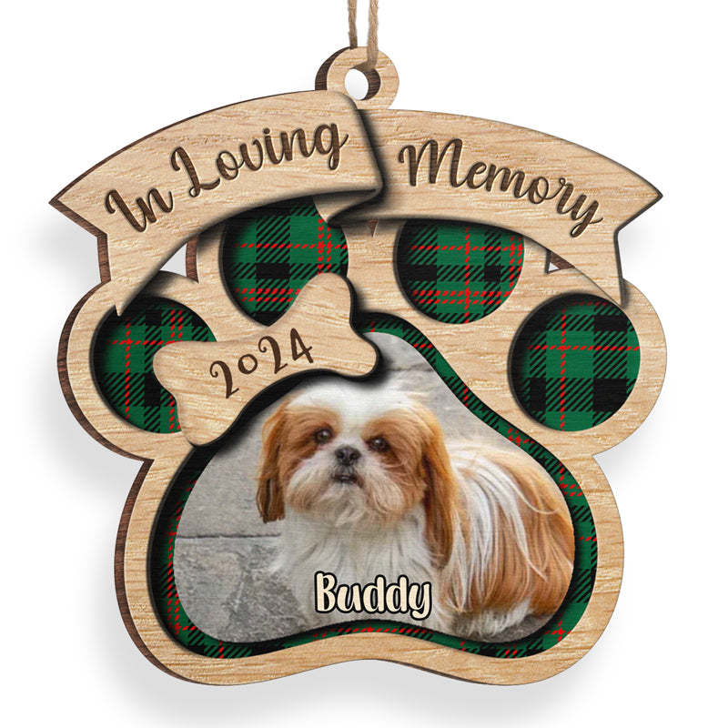 You Will Always In My Heart - Upload Image - Personalized Custom Wood Shaped Christmas Ornament 1